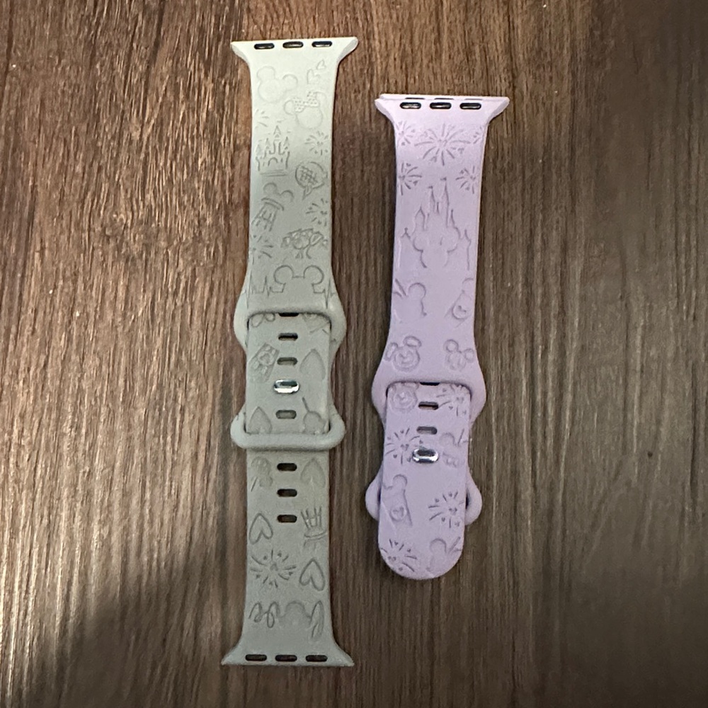 Disney Women's iWatch Band Set - Grey and Purple